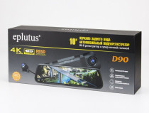 Видеорегистратор-зеркало EPLUTUS D90-2 кам-10*,Wi-Fi.4k - 3
