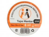 Изолента Tape Mentor ПВХ черная 20м 19х0,13мм - 1