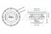 Сабвуферный динамик AUDIO SYSTEM ASW 10 - 4