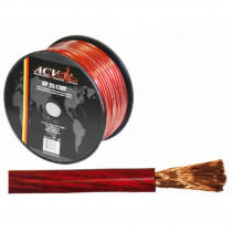  Омедненный алюминий,  кабель (8AWG) ACV KP 21-1302 (красный) - 1